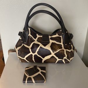 Dooney & Bourke Large Logo Lock Satchel with Wallet